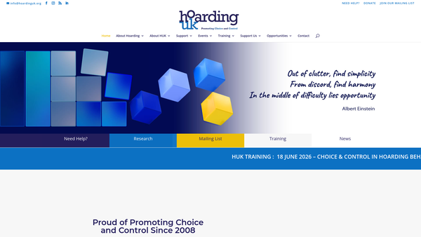 Screenshot of the Hoardinguk Ltd website