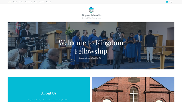 Screenshot of the Kingdom Fellowship website