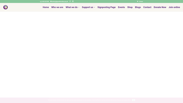 Screenshot of the Jigsaw Thornbury website