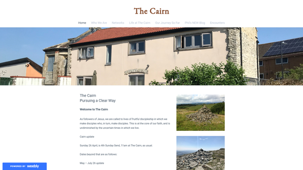 Screenshot of the Knowle West Baptist Church website