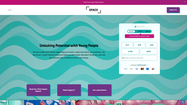 Screenshot of the Dys Space Limited website