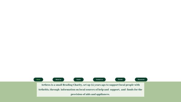 Screenshot of the Arthros Limited website
