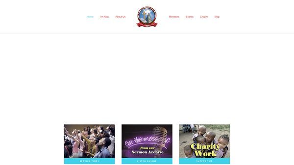Screenshot of the Abba Father Evangelical Ministry website