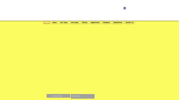 Screenshot of the Little Sunbeams Preschool (Fareham) website