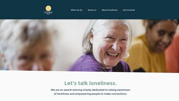 Screenshot of the The Marmalade Trust website