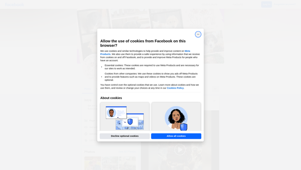 Screenshot of the Ioana's Ark website