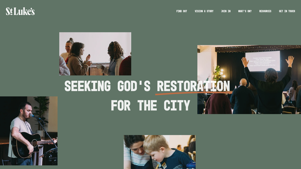 Screenshot of the The Parochial Church Council Of Newcastle St Luke Church, Newcastle-Upon-Tyne website