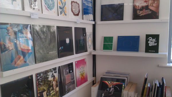 Screenshot of the Fuse Art Space website