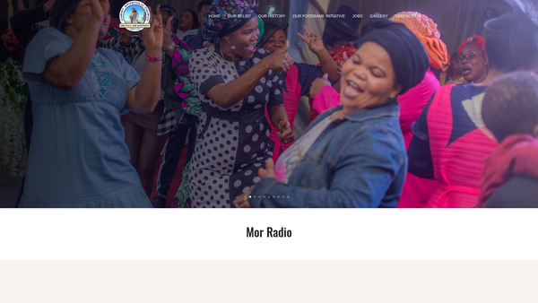 Screenshot of the Christ Apostolic Church Mount Of Rehoboth website