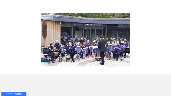 Screenshot of the Whittonstall Community Band website
