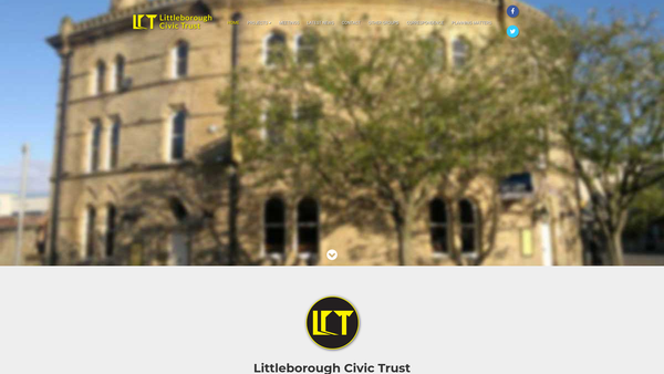 Screenshot of the Littleborough Civic Trust website