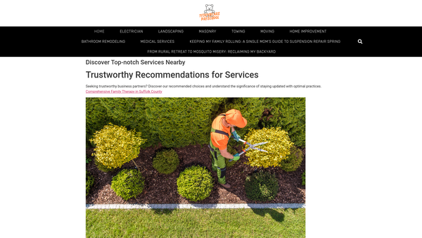 Screenshot of the Teddy Bears Pre-School, Boxford website