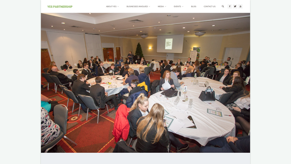 Screenshot of the Youth Employment Strategy Partnership (Yes) website