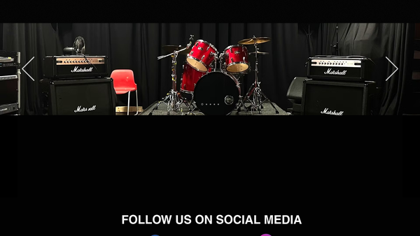Screenshot of the Qm Studios website