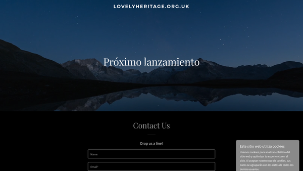 Screenshot of the Lovely Heritage Down Syndrome website