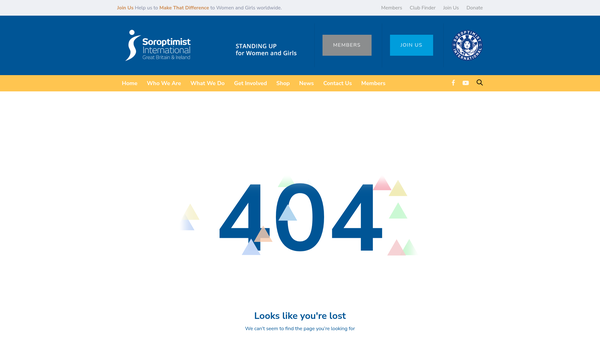 Screenshot of the Medway Towns Soroptimist Trust website