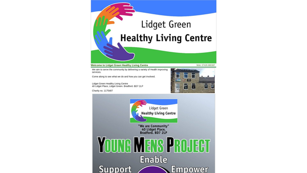 Screenshot of the Lidget Green Healthy Living Centre website