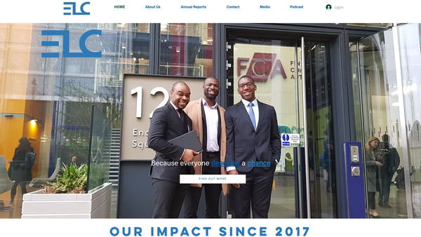 Screenshot of the Eastlondonconnect website