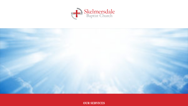 Screenshot of the Skelmersdale Baptist Church website