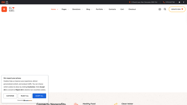 Screenshot of the Utruk website