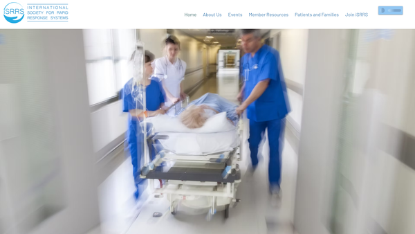 Screenshot of the International Society For Rapid Response Systems website