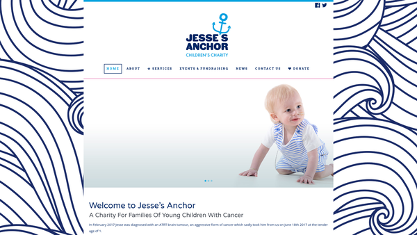 Screenshot of the Jesse's Anchor website