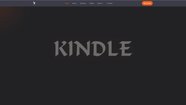Screenshot of the Kindle Community Limited website