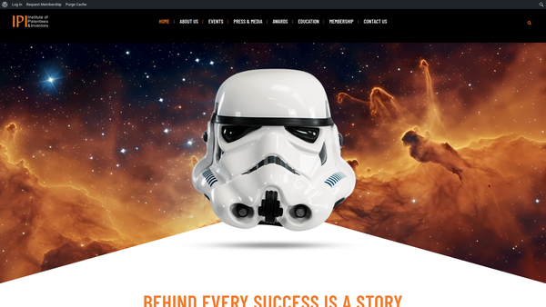 Screenshot of the Institute Of Patentees & Inventors website