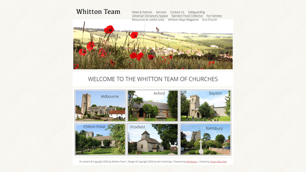 Screenshot of the The Parochial Church Council Of The Ecclesiastical Parish Of Whitton website