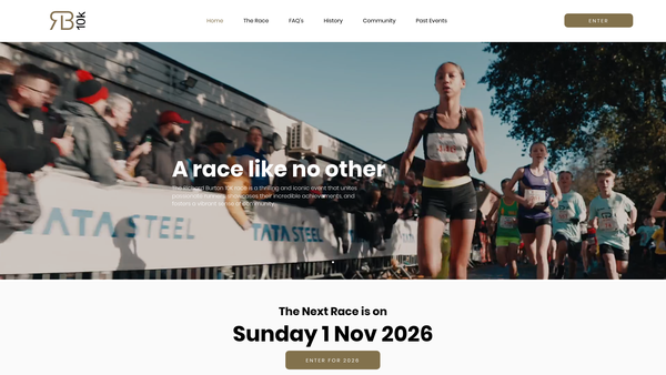 Screenshot of the Bryn And Cwmafan Events website