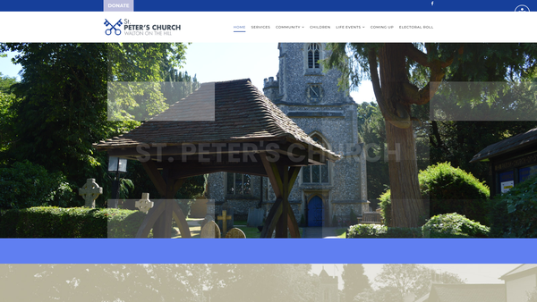 Screenshot of the The Parochial Church Council Of The Ecclesiastical Parish Of Walton On The Hill website