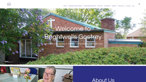 Screenshot of the Brightwells Gostrey Centre website