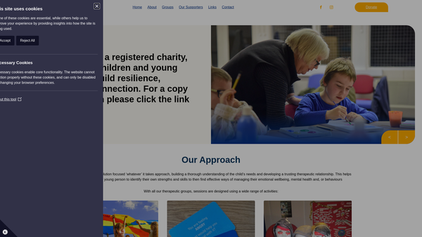 Screenshot of the Step (Swindon) website