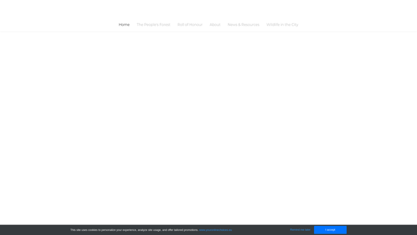 Screenshot of the Nottingham Open Spaces Forum website
