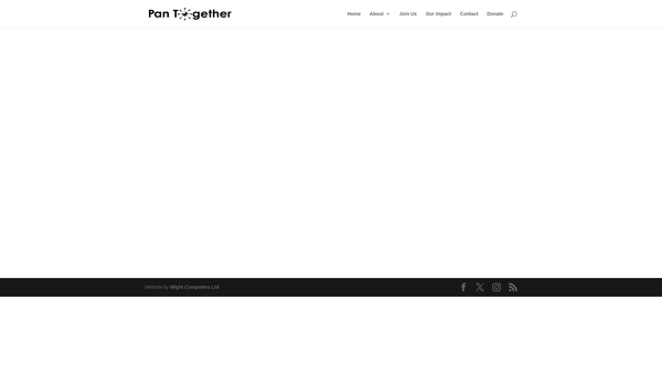 Screenshot of the Pan Together website