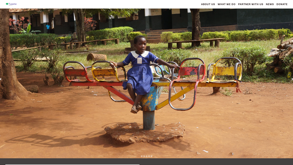 Screenshot of the Tusome Africa website