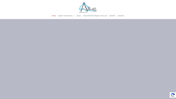 Screenshot of the Altevette Project website