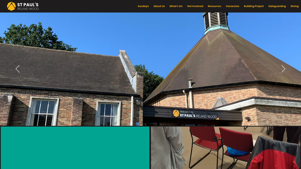 Screenshot of the The Parochial Church Council Of The Ecclesiastical Parish Of St. Paul's Church Ireland Wood & Tinshill website