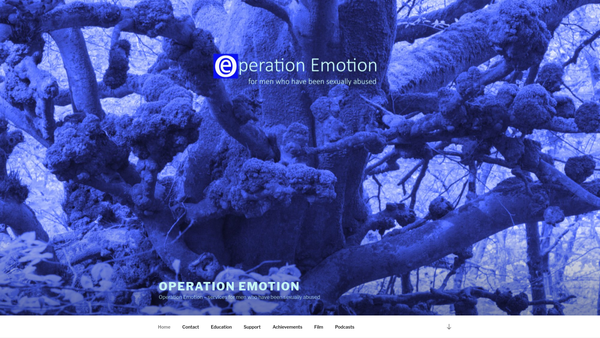Screenshot of the Operation Emotion website