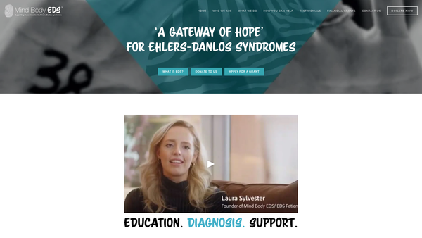 Screenshot of the Mind Body Eds website
