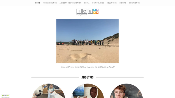 Screenshot of the Ice Ilfracombe website