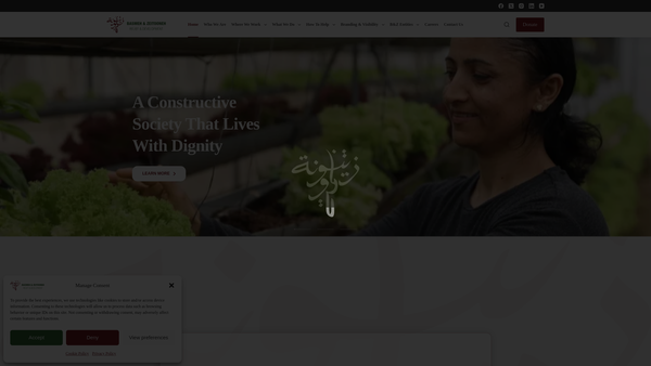 Screenshot of the The Smile And Olive Foundation (UK) website