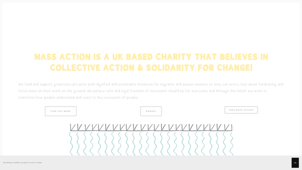 Screenshot of the Migrant And Asylum Seeker Solidarity And Action website