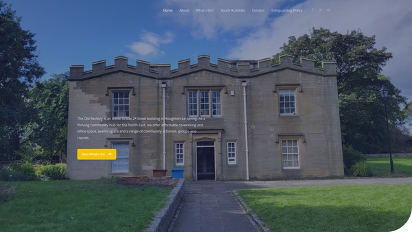 Screenshot of the Acumen Community Buildings website