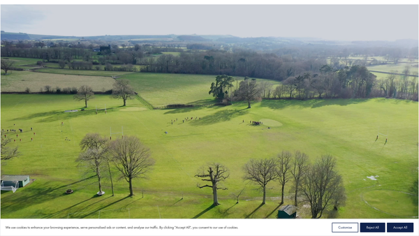Screenshot of the The Cheam Foundation website