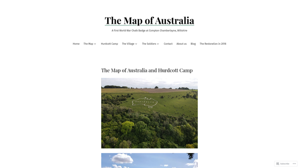 Screenshot of the Map Of Australia Trust website