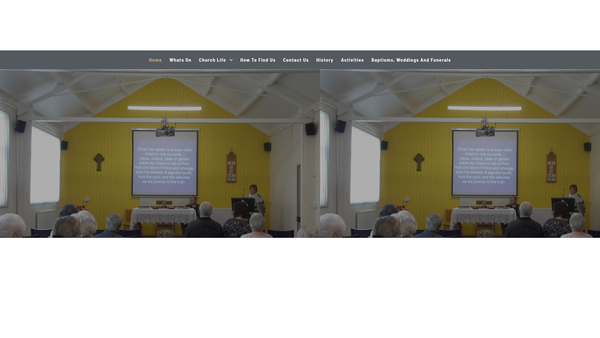 Screenshot of the Seacombe United Reformed Church Charity website