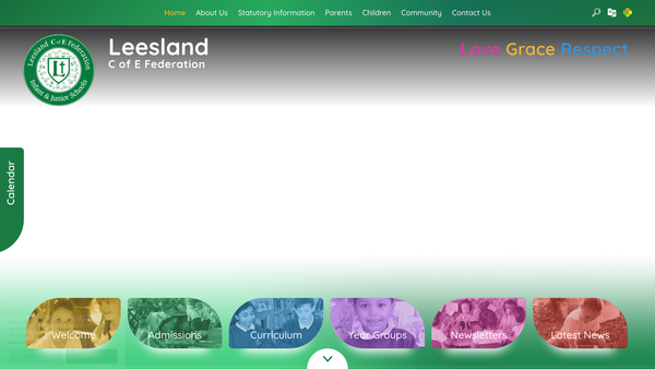 Screenshot of the Helping Angels website
