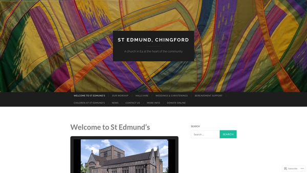 Screenshot of the The Parochial Church Council Of The Ecclesiastical Parish Of Saint Edmund, Chingford website