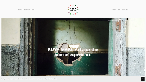 Screenshot of the Ruya website